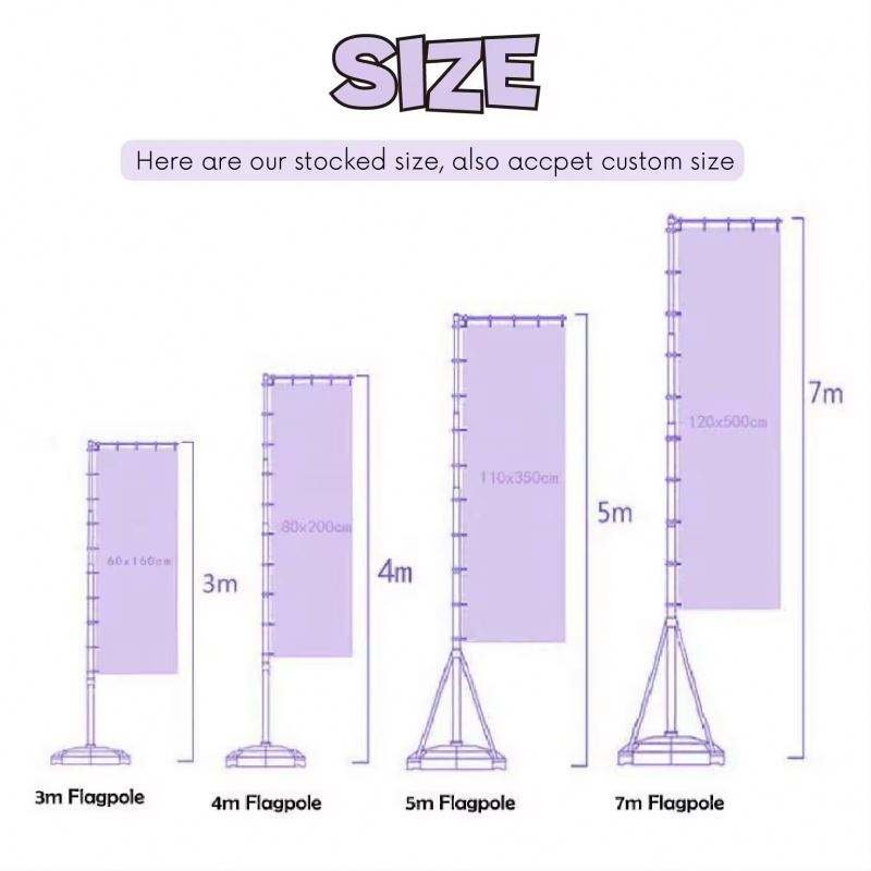 Customized Printed Polyester Flag (2)